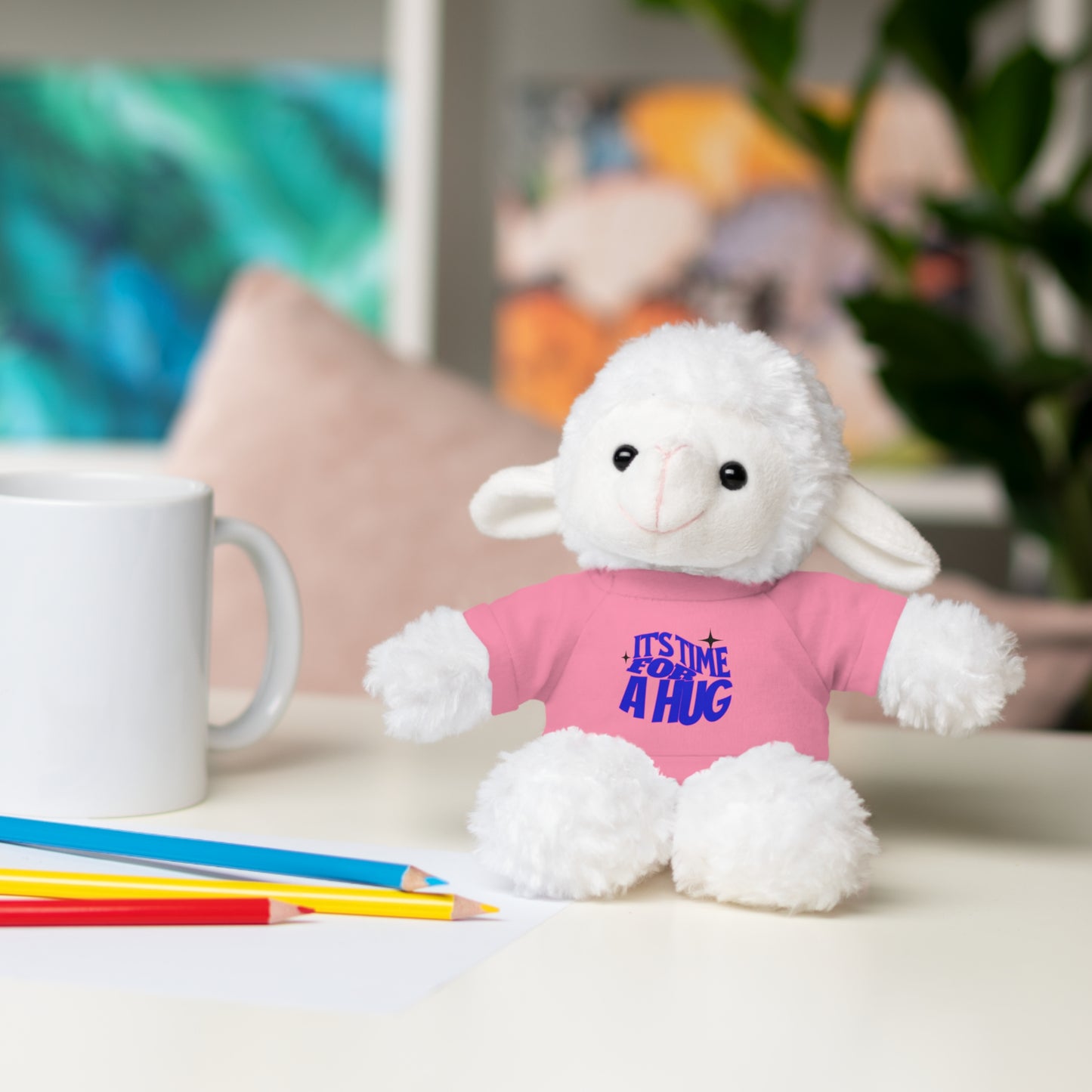 It's Time For A Hug - Sympathy Stuffed Animals with Tee