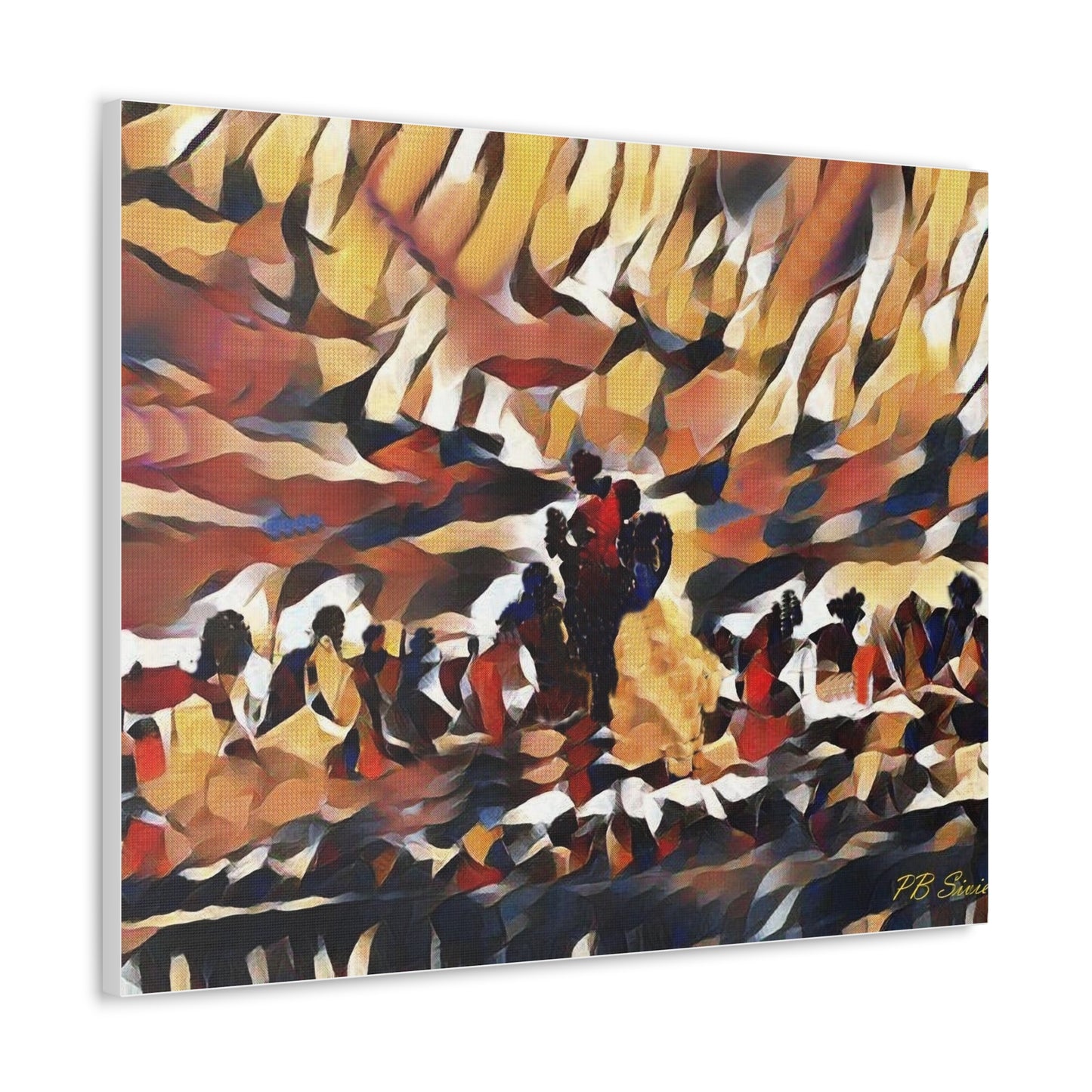 "Burnin' Rock Cafe" Canvas Gallery Wrap