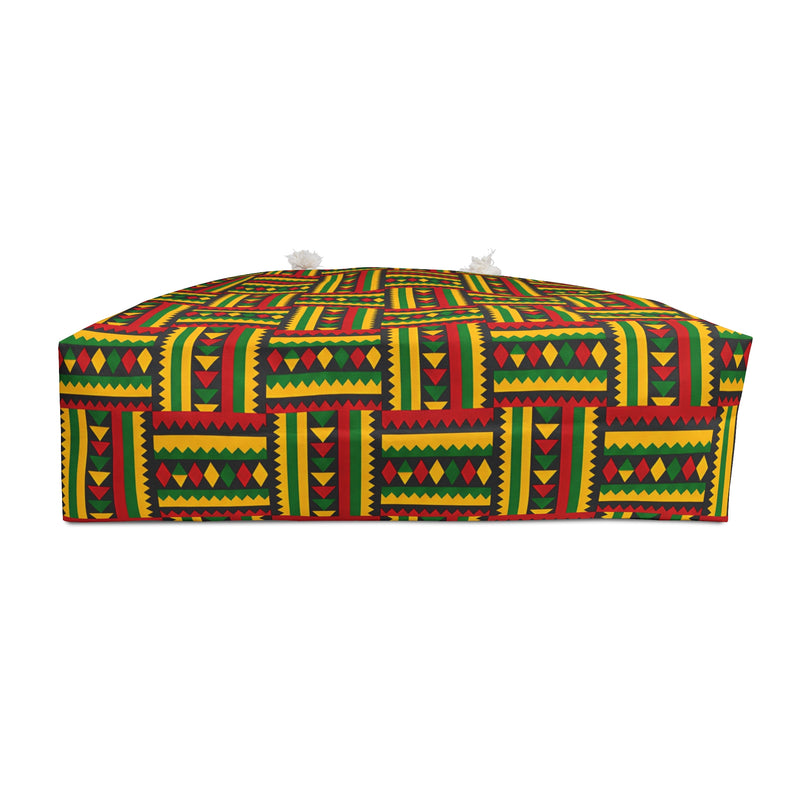 Kente Pattern Weekender Bag