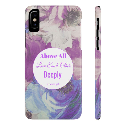 1 Peter 4:8 Case Mate Slim Phone Case