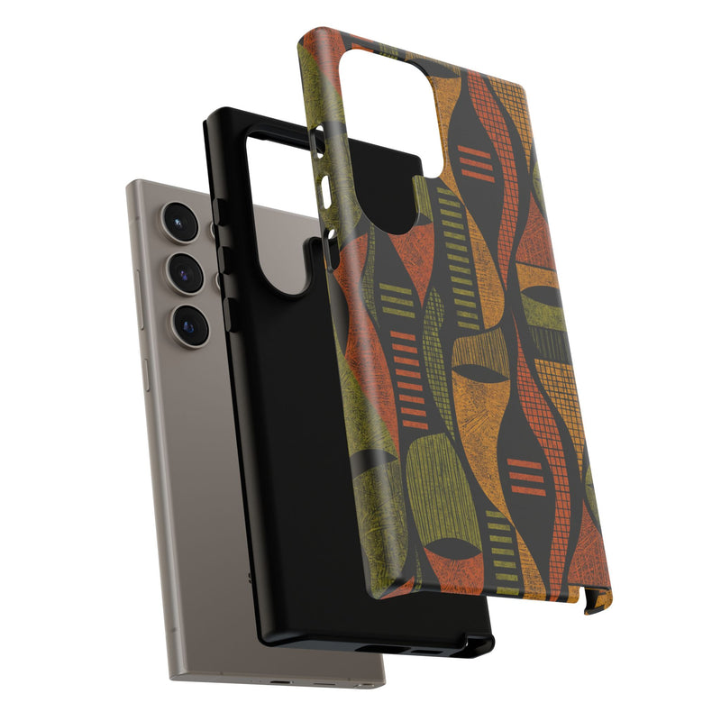 Geometric African-Inspired Tough Phone Case