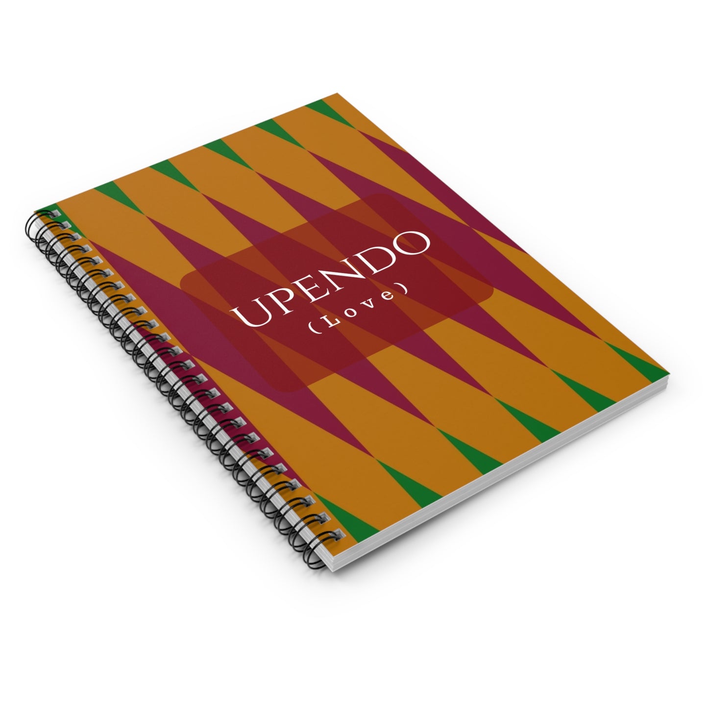 "Upendo (Love)" Spiral Notebook - Ruled Line