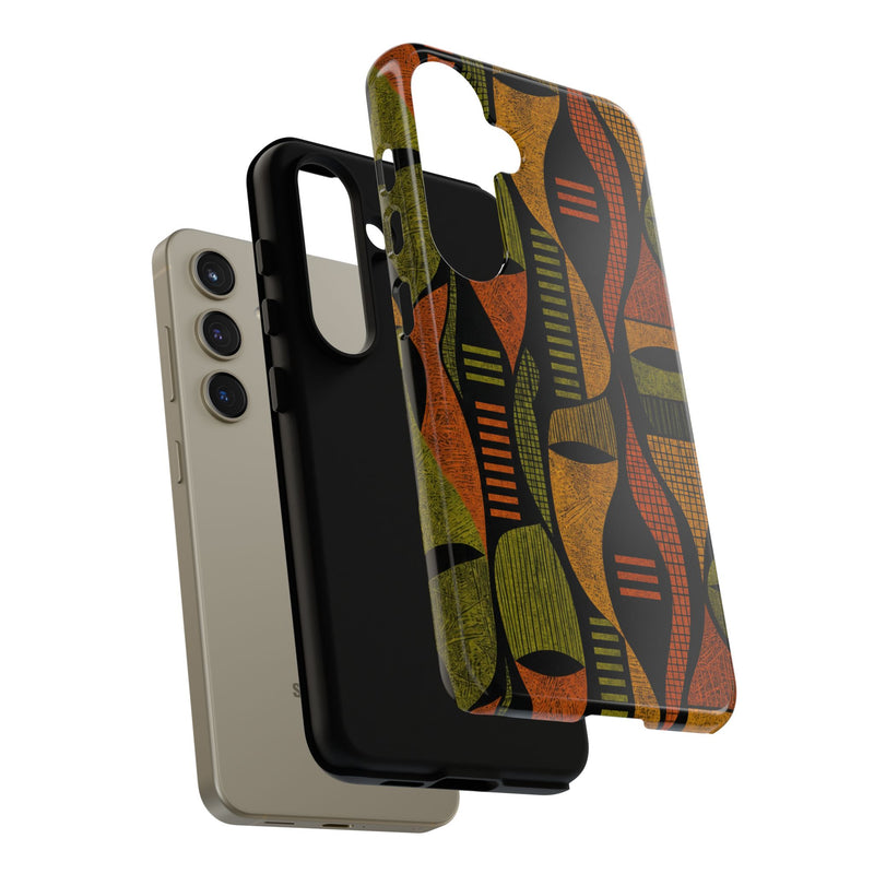 Geometric African-Inspired Tough Phone Case