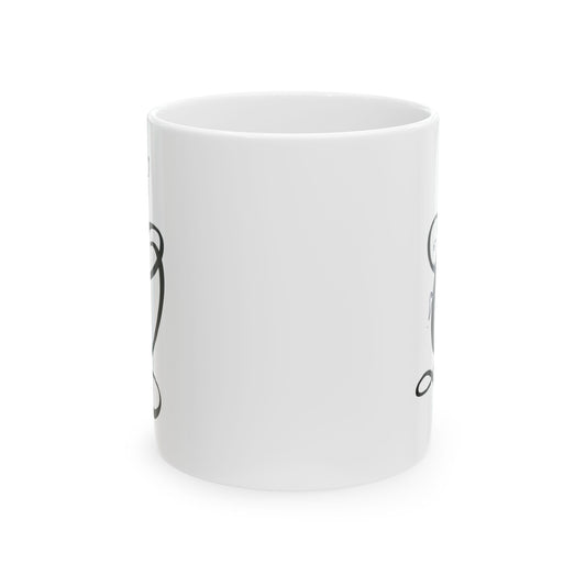 Letter "Q" Decorative Monogram Design Coffee Mug