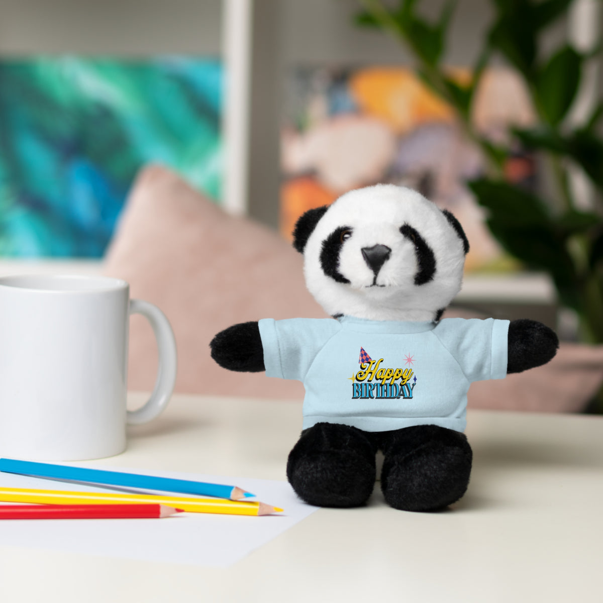Happy Birthday -  Stuffed Animals with Tee