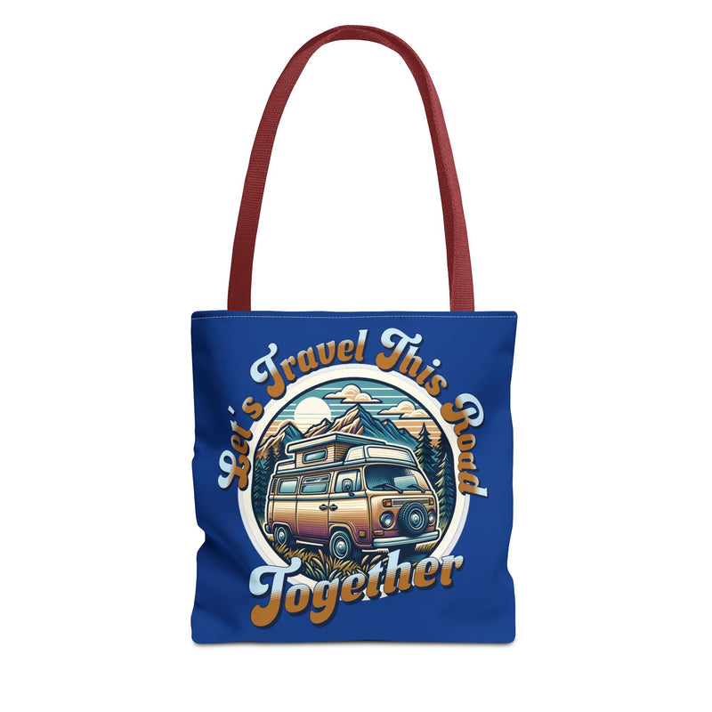 Let's Travel This Road Together - Romantic Tote Bag