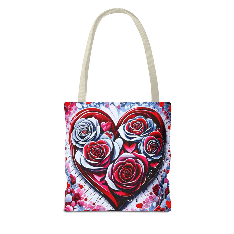Rose Heart Tote Bag