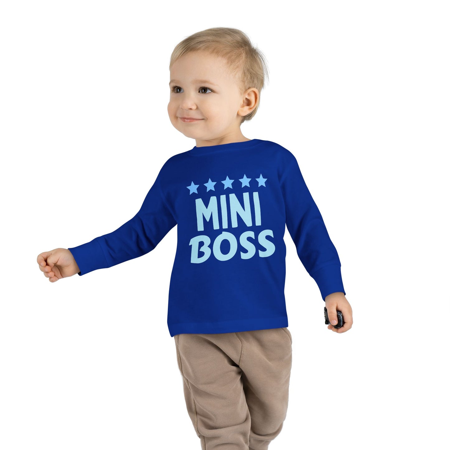 Mini Boss Toddler Long Sleeve Tee