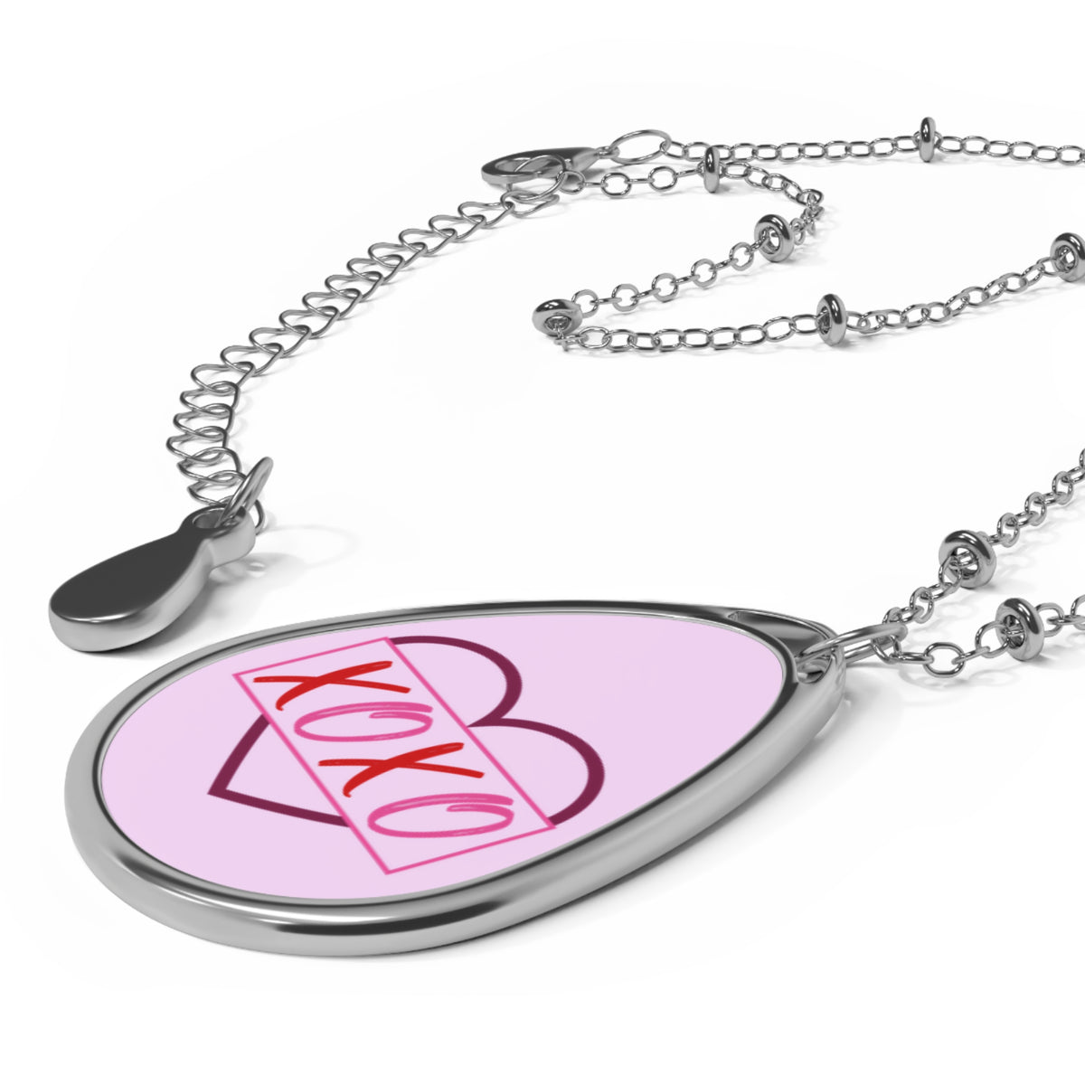 XOXO Oval Necklace