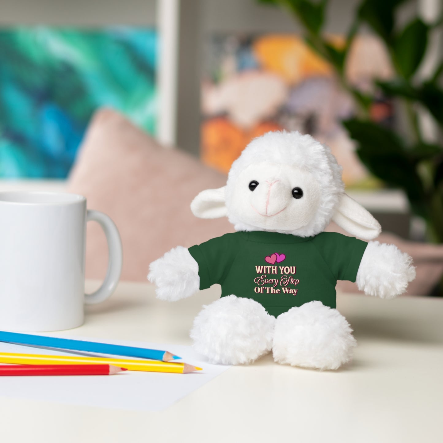 With You Every Step of the Way - Sympathy Stuffed Animals with Tee