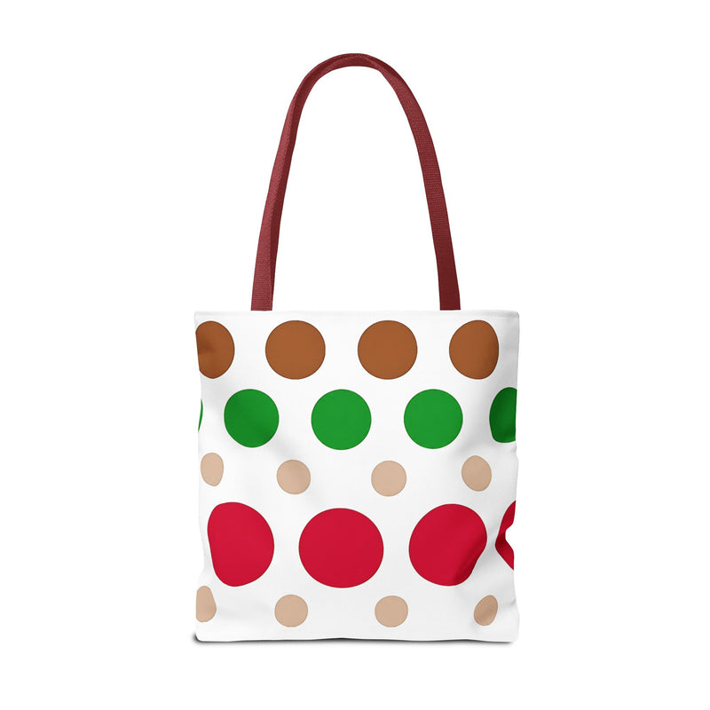 Colorful Polka Dot Tote Bag