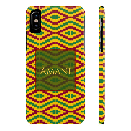 Amani (Peace) Case Mate Slim Phone Cases