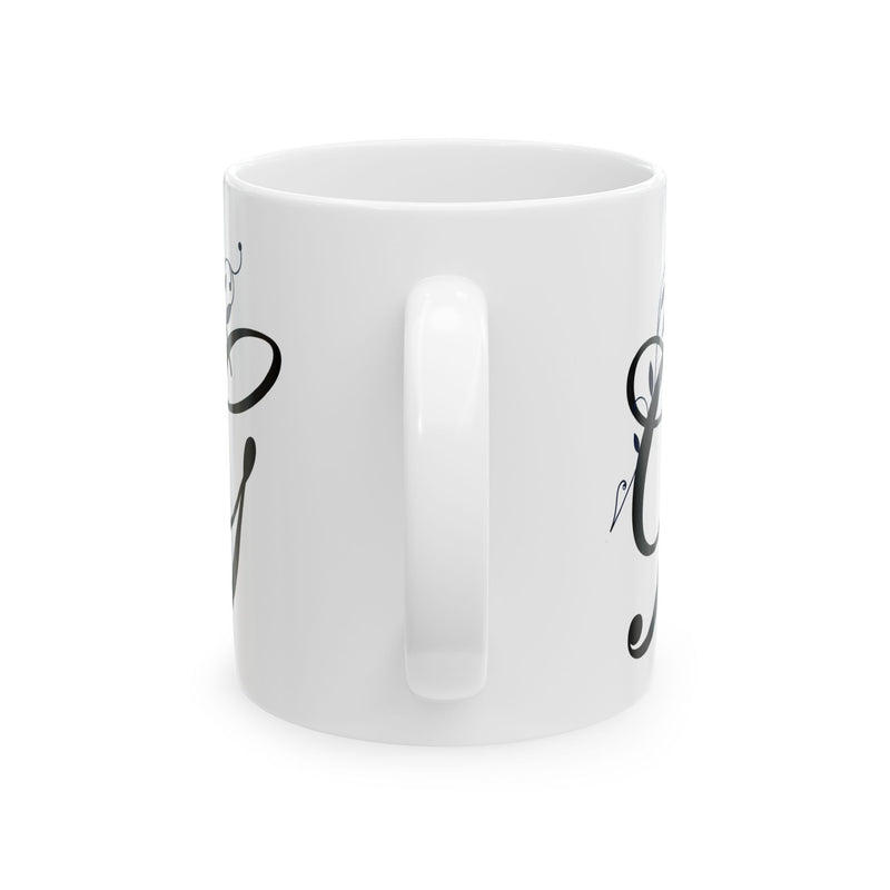 Letter "G" Decorative Monogram Design Coffee Mug