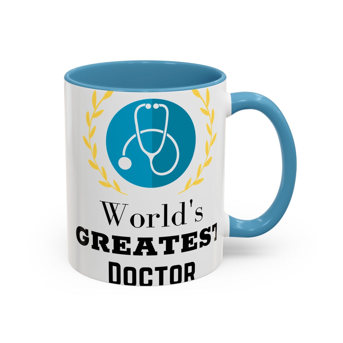 World's Greatest Doctor Accent Coffee Mug - Doctor Gift