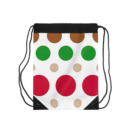 Colorful Polka Dot Drawstring Bag