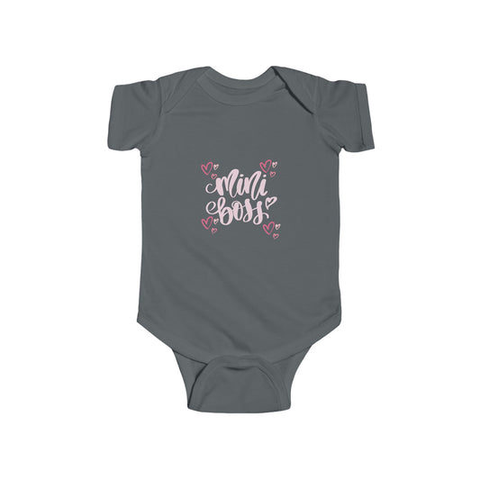 Mini Boss - Girl Infant Fine Jersey Bodysuit