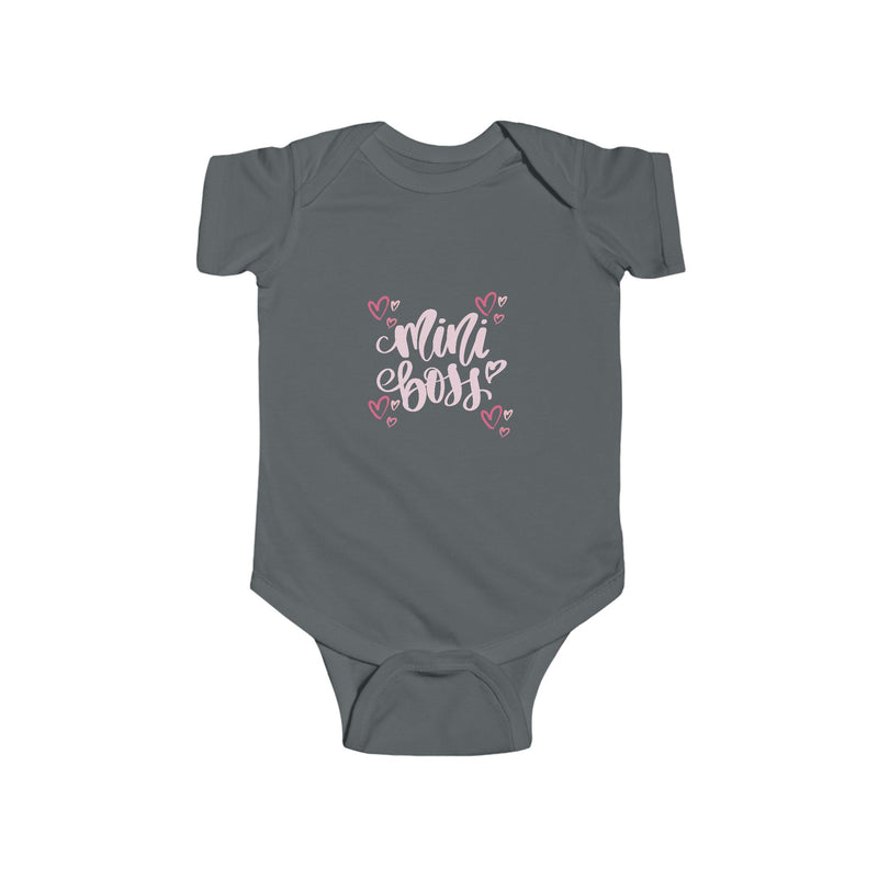 Mini Boss - Girl Infant Fine Jersey Bodysuit