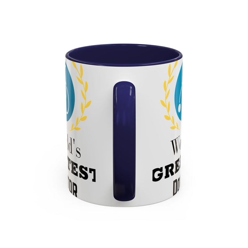 World's Greatest Doctor Accent Coffee Mug - Doctor Gift
