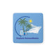 Explorer Extraordinaire Square Porcelain Magnet