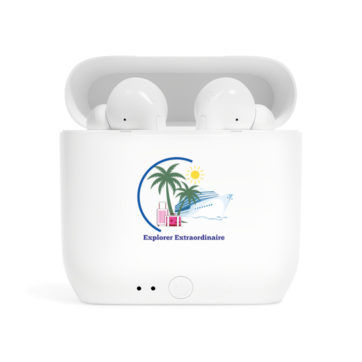 Explorer Extraordinaire Wireless Earbuds - Red Luggage Design
