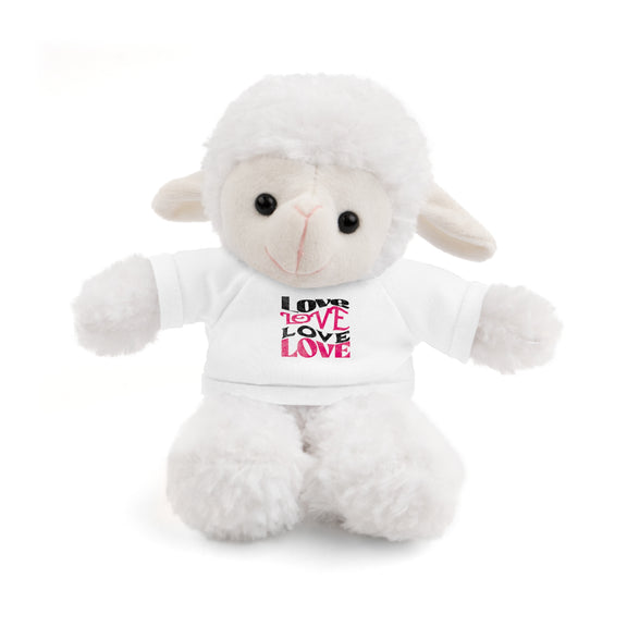Love Typography - Romantic Stuffed Animals with Tee