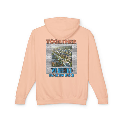 Together We Rebuild Unisex Lightweight Hooded Sweatshirt