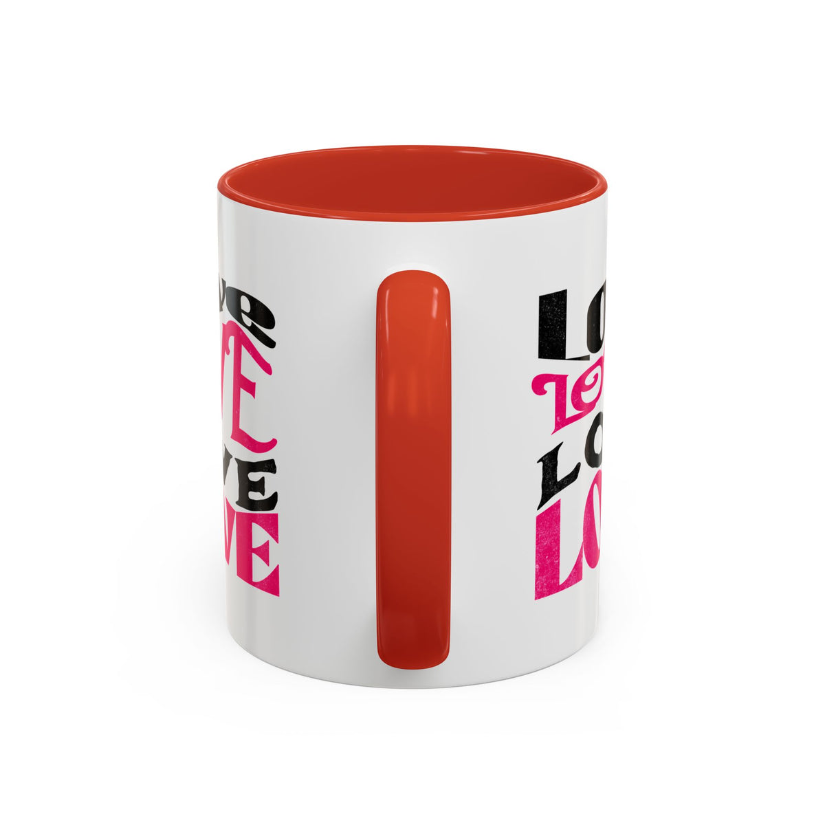 Love Typography - Romantic Coffee Mug (11, 15oz)