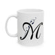 Letter "M" Decorative Monogram Design Coffee Mug