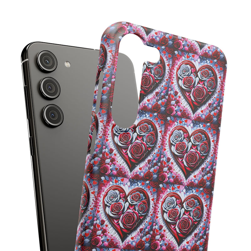 Rose Heart - Slim Phone Case