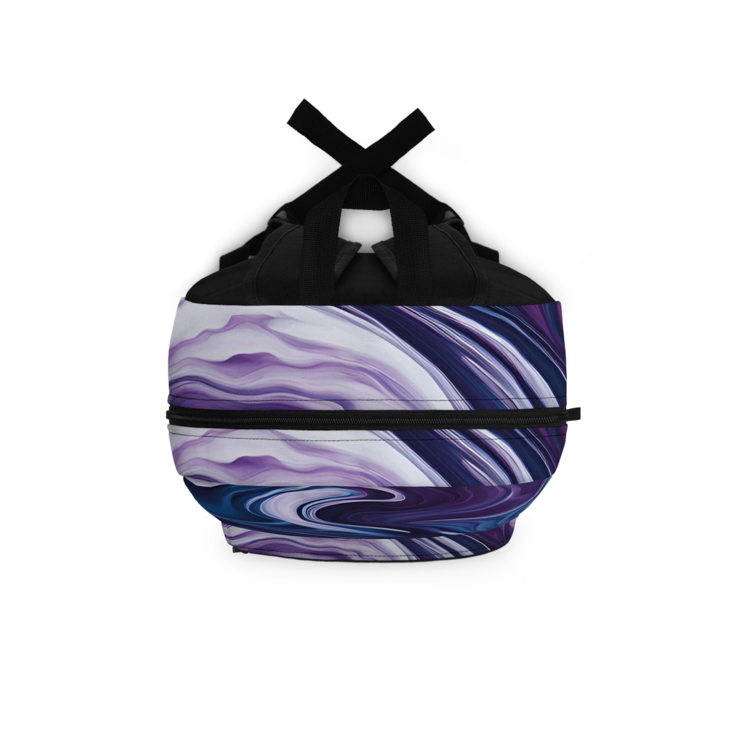 Blue and Purple Marble Swirl Backpack