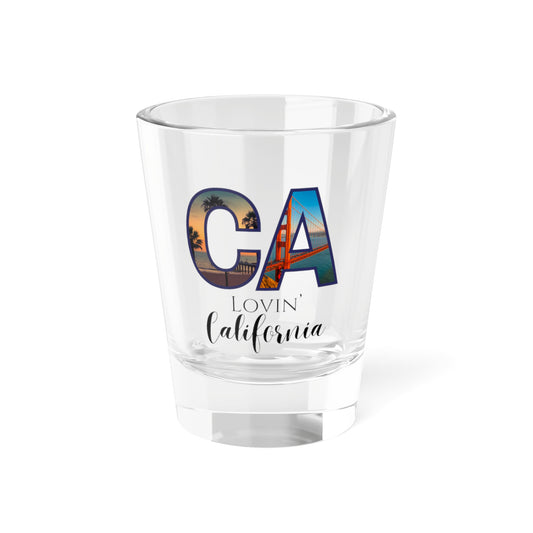 Lovin' California Shot Glass, 1.5oz