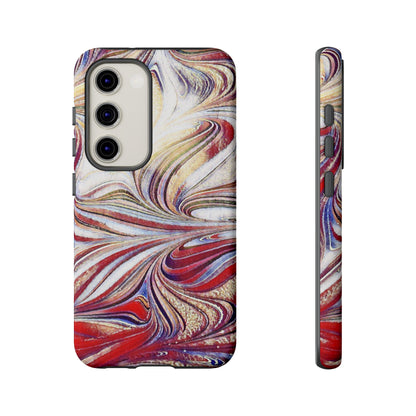 Abstract Acrylic Swirl Tough Cases