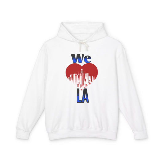 We Love LA Unisex Lightweight Hooded Sweatshirt
