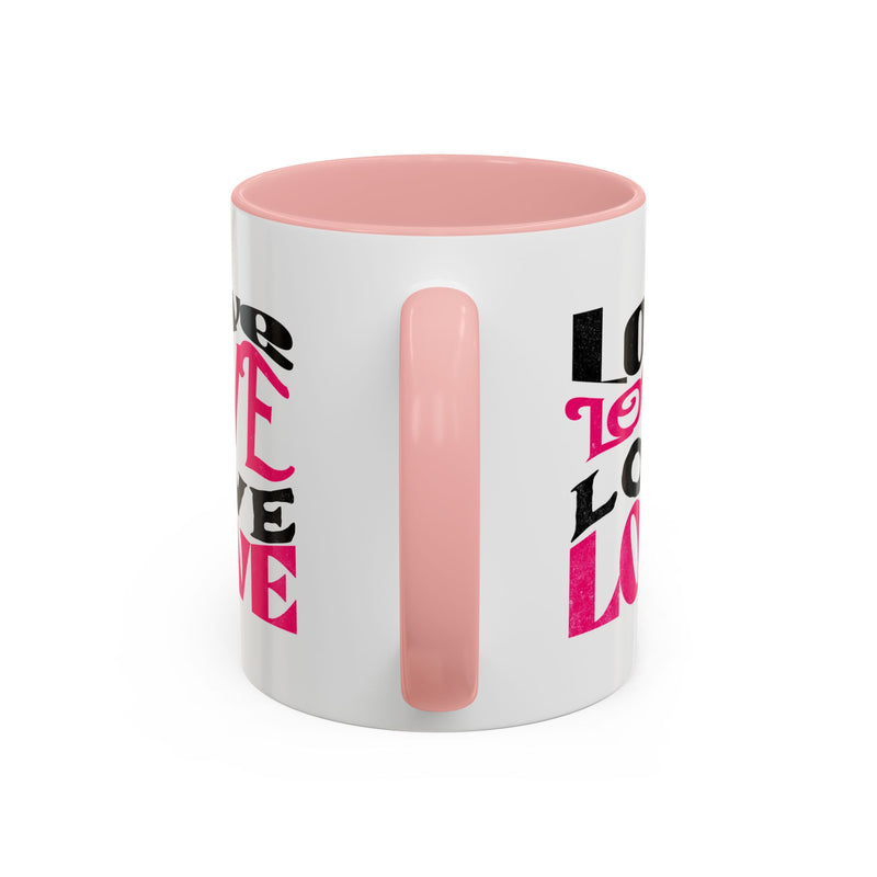 Love Typography - Romantic Coffee Mug (11, 15oz)