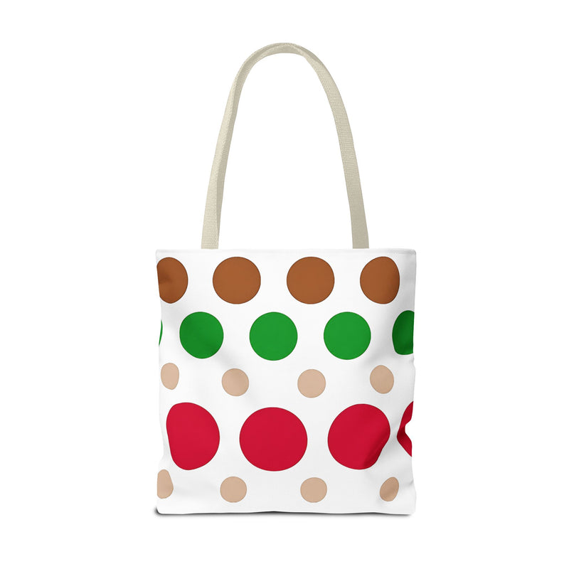 Colorful Polka Dot Tote Bag