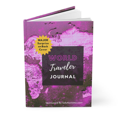 Hardcover Mauve Travel Journal Matte - MAJOR Surprise Included