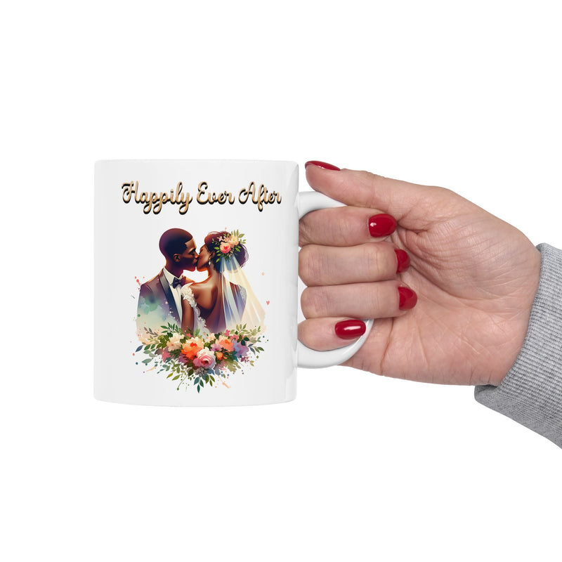 Happily Ever After - Romantic Wedding Coffee Mug