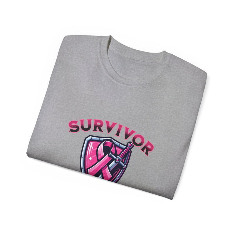 Survivor Warrior - Breast Cancer Survivor Ultra Cotton T-Shirt