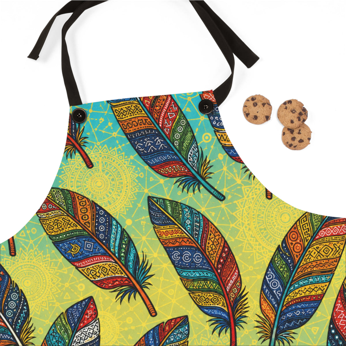 Boho Feathers Apron (AOP)