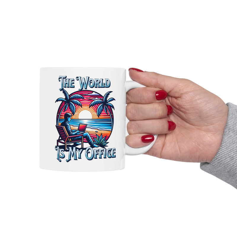 The World Is My Office Coffee Mug