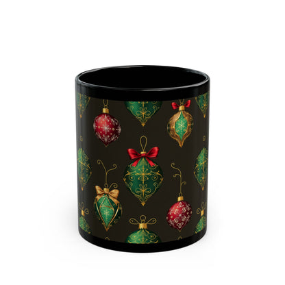 Christmas Ornament Black Mug (11oz, 15oz)