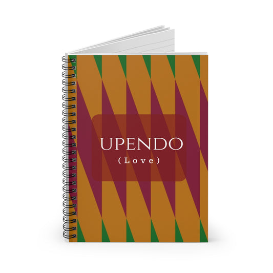 "Upendo (Love)" Spiral Notebook - Ruled Line