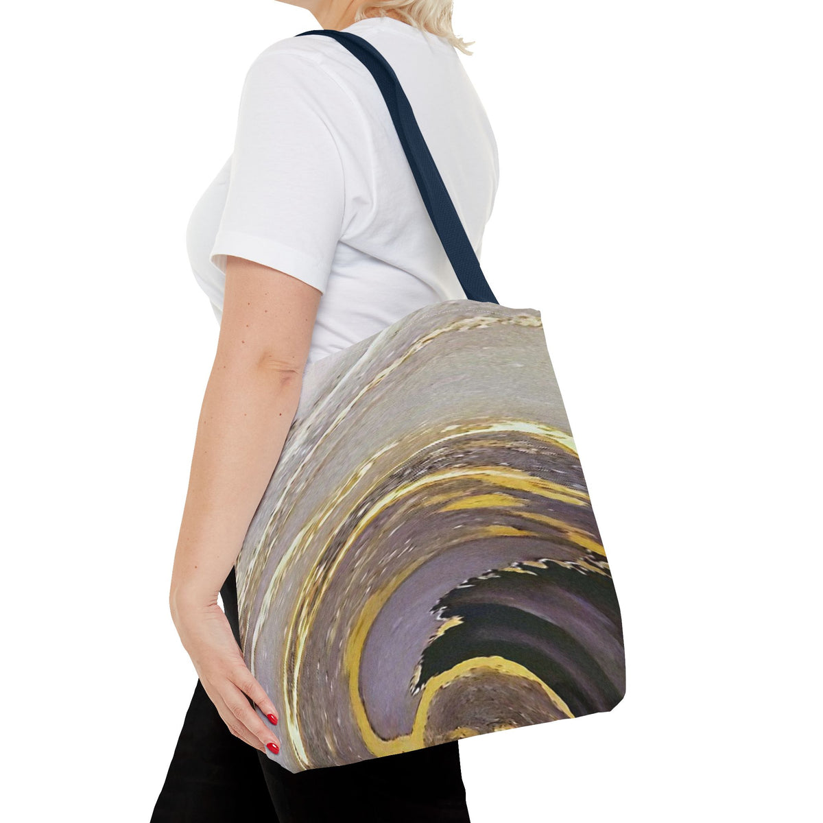 Marble Swirl Tote Bag (AOP)