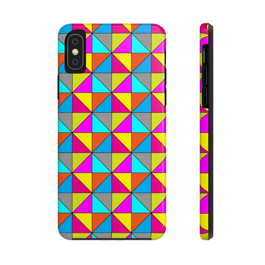 Colorful Geometric Pattern Case Mate Tough Phone Cases