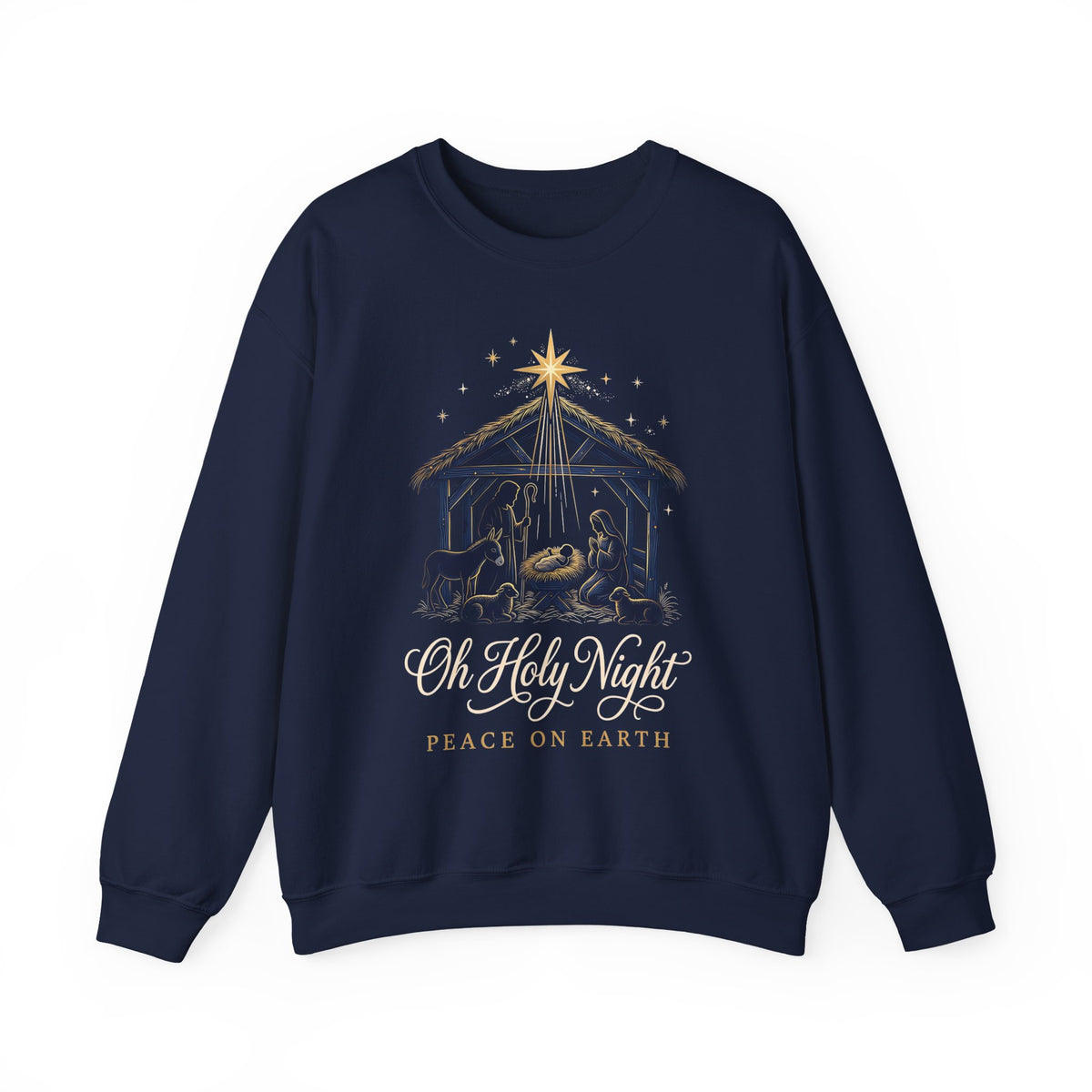 Oh Holy Night Nativity Christmas Sweatshirt