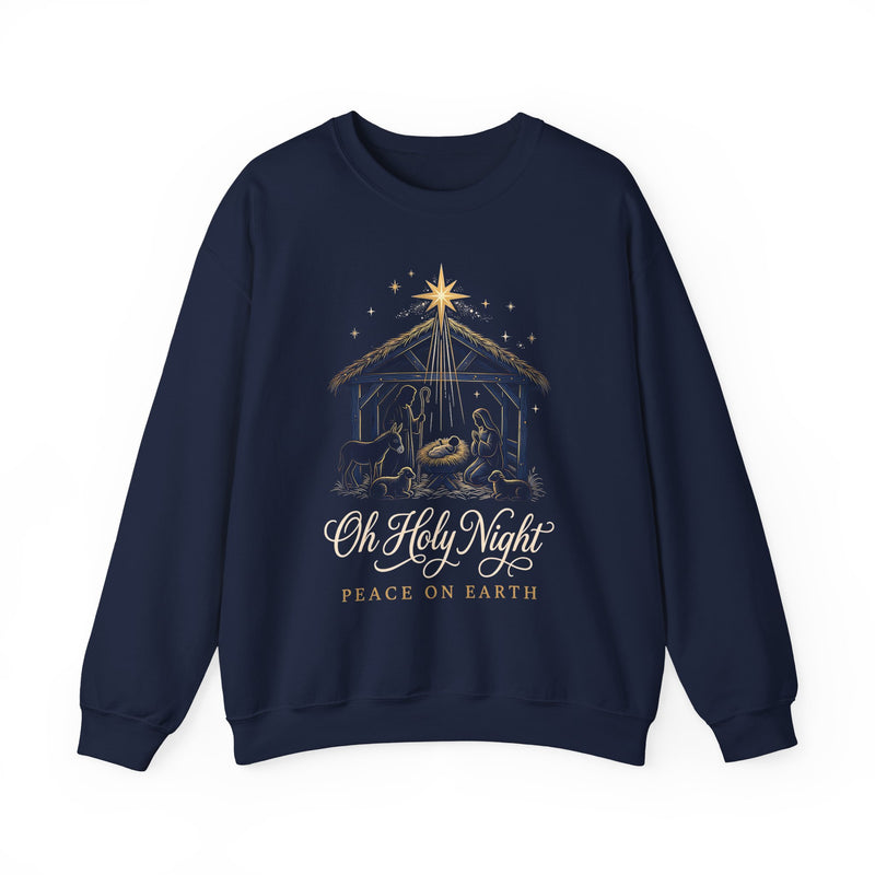 Oh Holy Night Nativity Christmas Sweatshirt