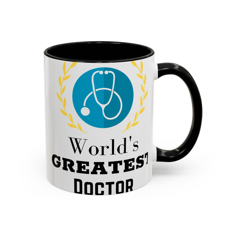 World's Greatest Doctor Accent Coffee Mug - Doctor Gift