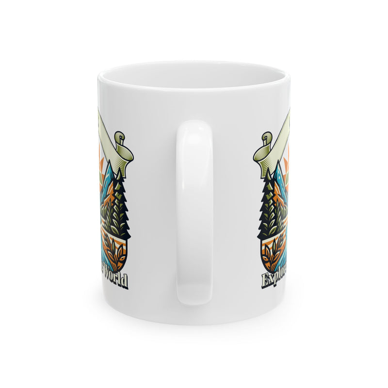 Let's Explore The World Coffee Mug