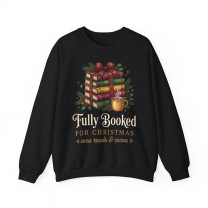 Fully Booked for Christmas Book Lover Sweatshirt