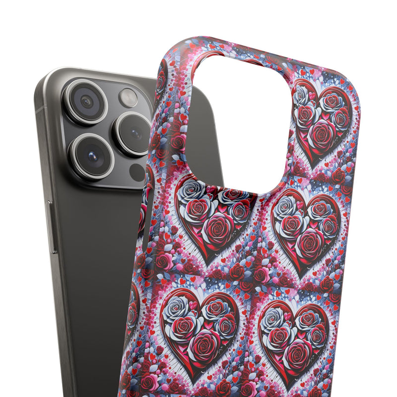 Rose Heart - Slim Phone Case